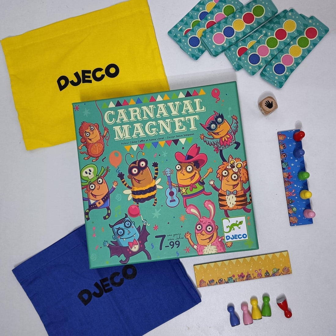 Descubre Carnaval Magnet de Djeco Hoy queremos contarte acerca del juego Carnaval Magnet un juego de @djeco_esp .Carnaval Magnet tiene algo muy especial. ¿Quieres saber que lo hace diferente?Antes de contártelo te damos algunos datos sobre este juego:🥳 2