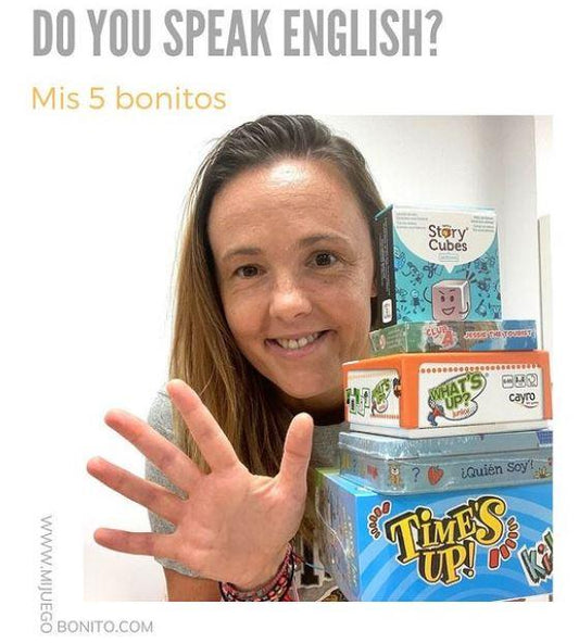 Do you Speak English? 🙋🏼♀️Hoy te cuento un poquito de mi, en estos #mis5bonitos de hoy. Al igual que los juegos de mesa, el inglés es otra de mis pasiones. Me enamoré de la lengua inglesa allá por 1996 en mi primer viaje ✈️a E.E.U.U. Mejoré mi inglés j