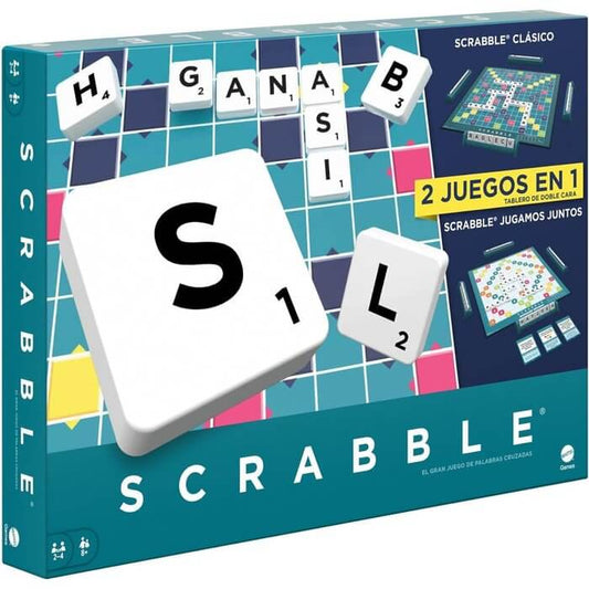 Scrabble original en Castellano | 2 a 4 jugadores | +8 años | Mattel