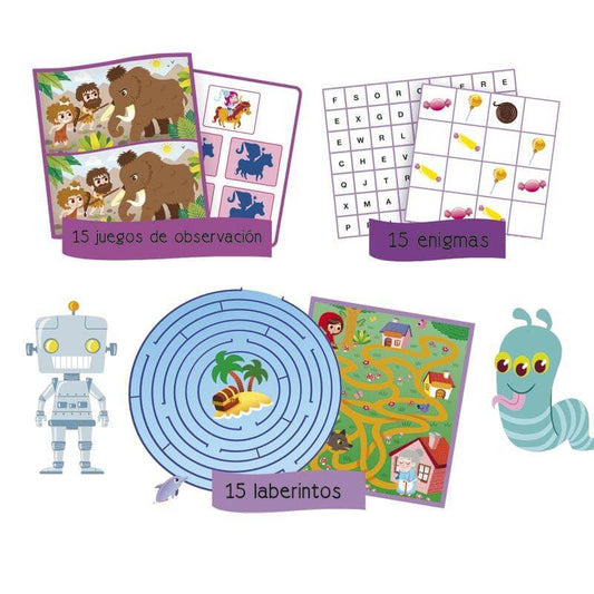 45 juegos... mientras espero | Auzou