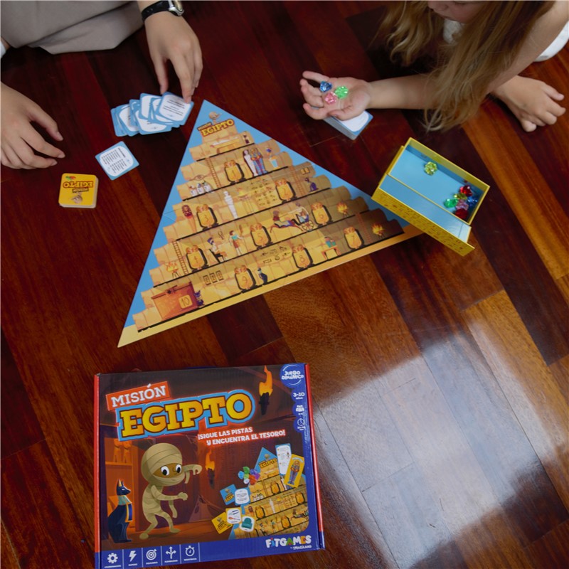 Misión Egipto - Juego de mesa - Funtastic - Desde 3 años - 2 a 4 jugadores