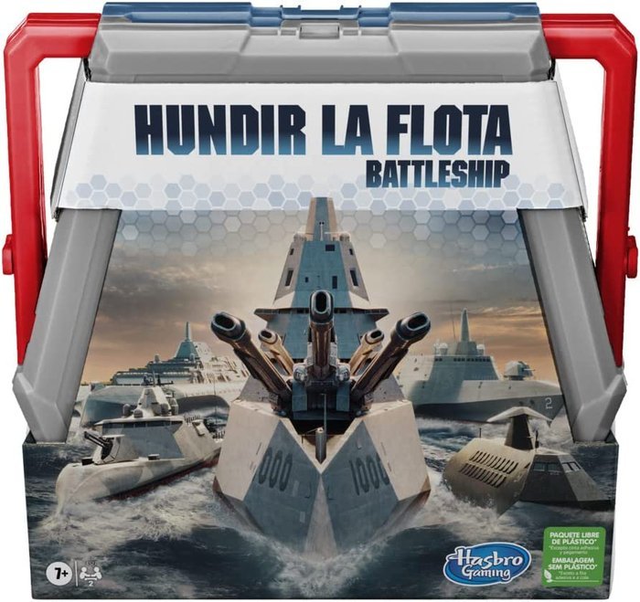 JUEGO DE MESA HUNDIR LA FLOTA ORIGINAL - Juego de mesa - Hasbro - Desde 7 años - 2 jugadores