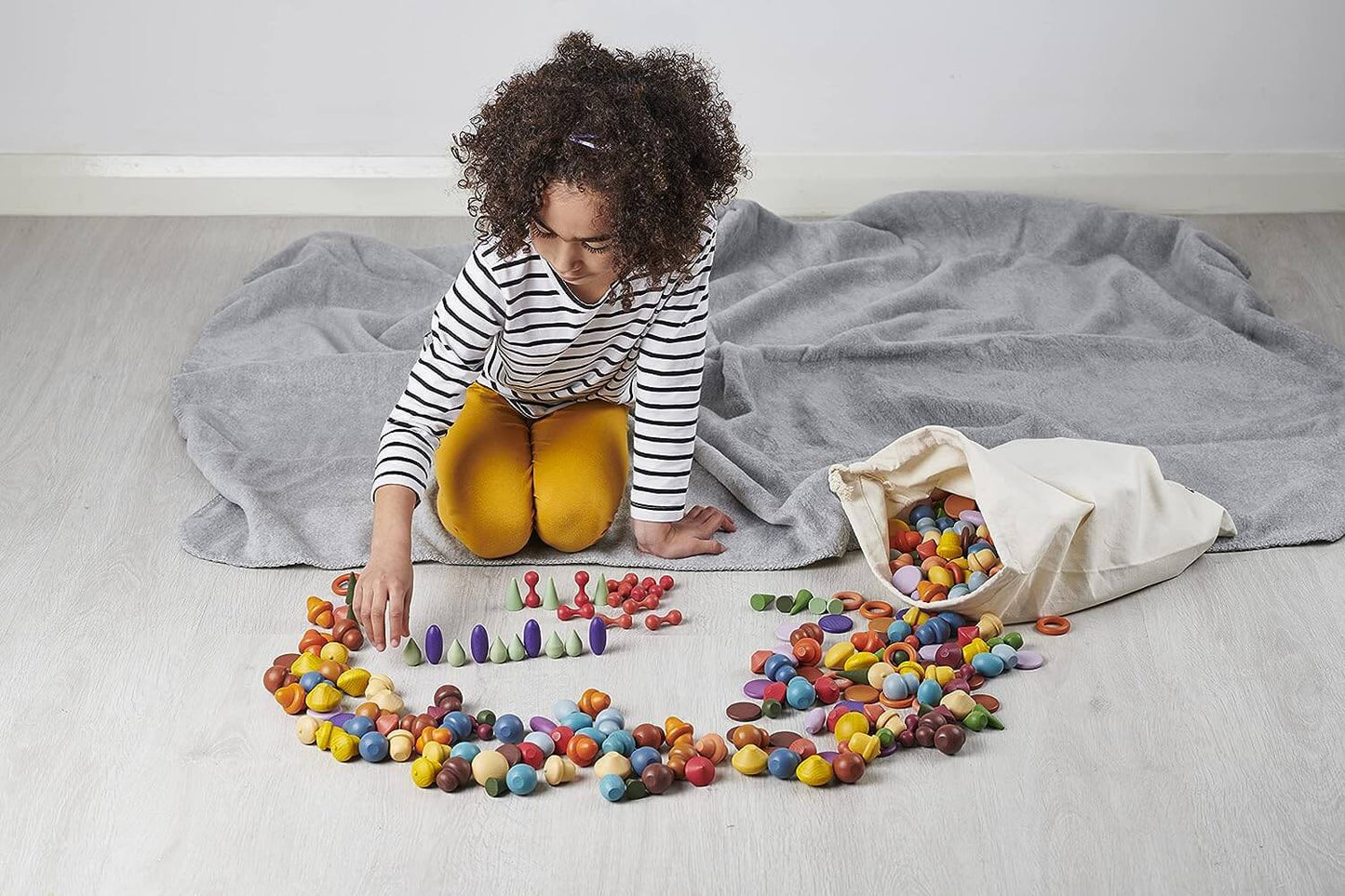 Super set piezas de madera 420 piezas - Tickit Educational Toys