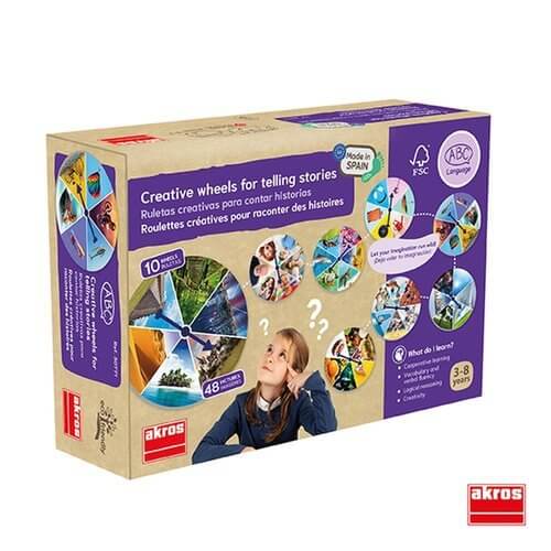 JUEGO EDUCATIVO RULETAS PARA CONTAR HISTORIAS EN INGLES Educational Toys