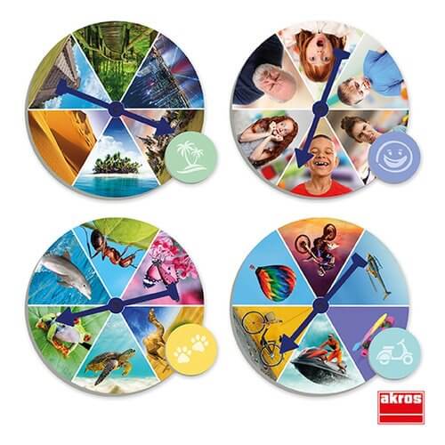 JUEGO EDUCATIVO RULETAS PARA CONTAR HISTORIAS EN INGLES Educational Toys