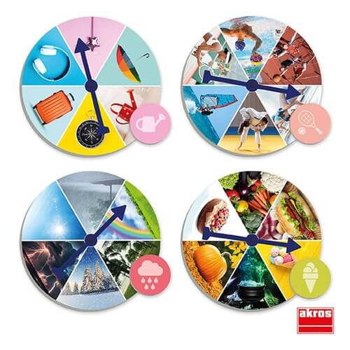 JUEGO EDUCATIVO RULETAS PARA CONTAR HISTORIAS EN INGLES Educational Toys