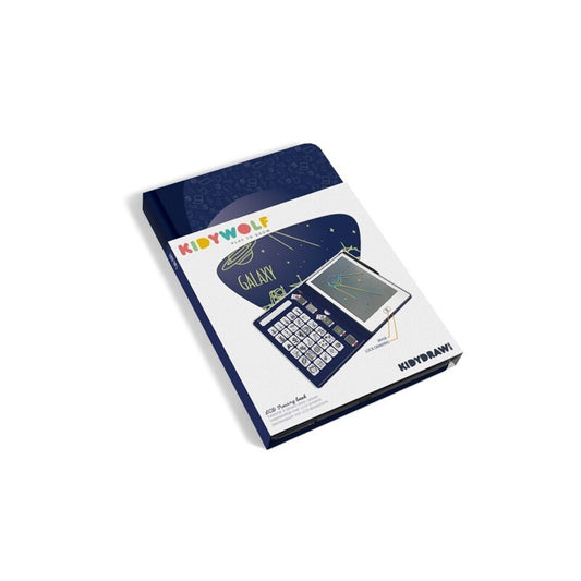KIDYDRAW - MINI- Galaxy - Pizarra Portatil LCD para dibujar y calcar