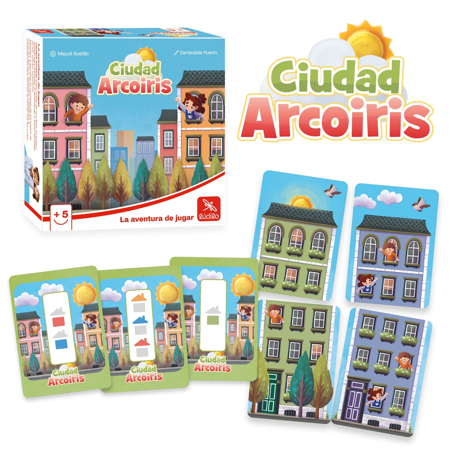 Ciudad Arcoiris - Juego de mesa - Ludilo - 5+ años