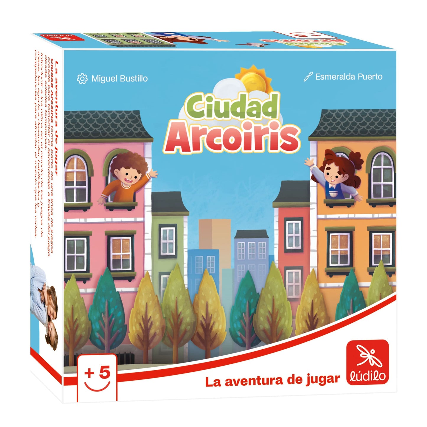 Ciudad Arcoiris - Juego de mesa - Ludilo - 5+ años