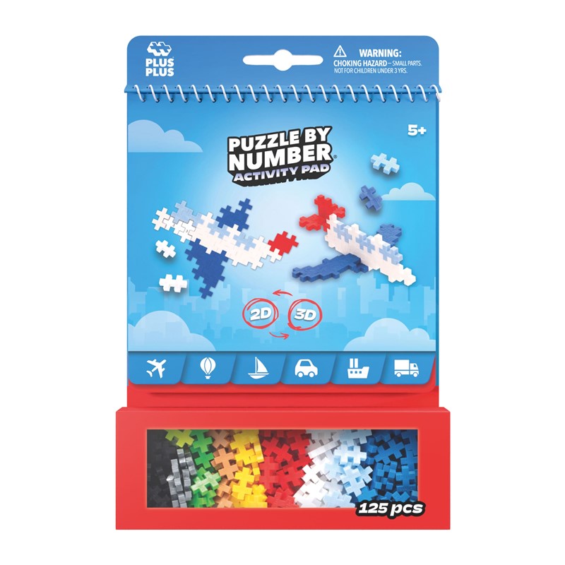 Activity Pad Transporte 125 PCS Plus Plus