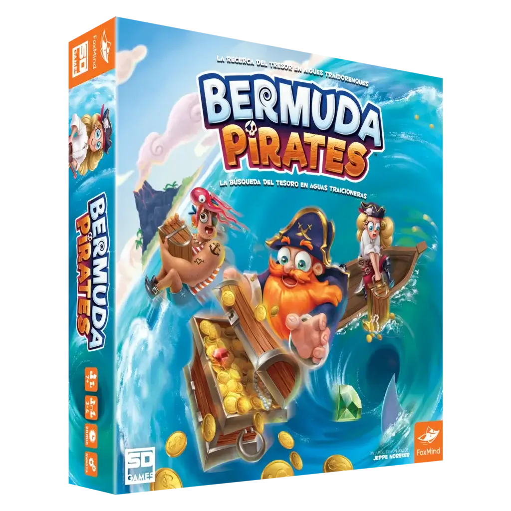 Bermuda Pirates - Juego de mesa - SD GAMES - Desde 7 años Board Games