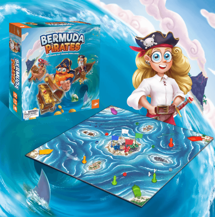 Bermuda Pirates - Juego de mesa - SD GAMES - Desde 7 años Board Games