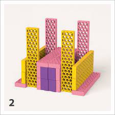 BioBlo 40 piezas Sweet Home Building Toys