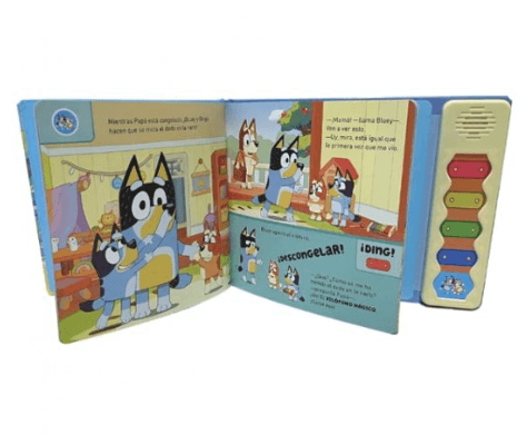Bluey. Libro con sonidos - El Xilófono Mágico