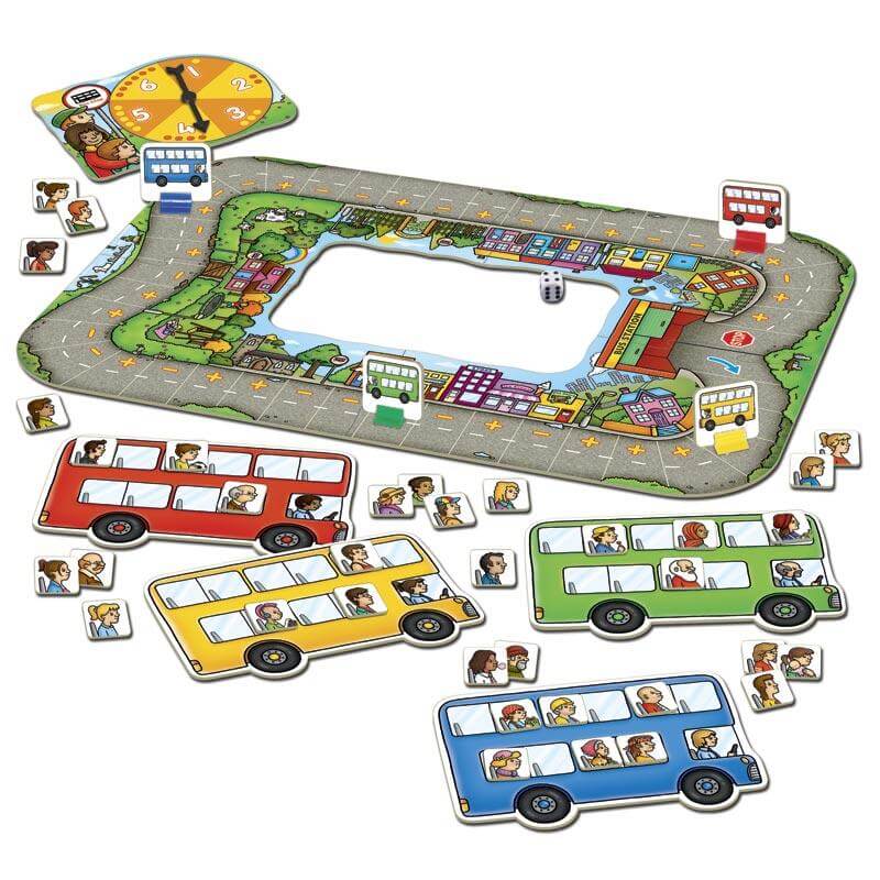 Bus Stop - Juego de mesa - Orchard Toys - Desde 4 años Board Games