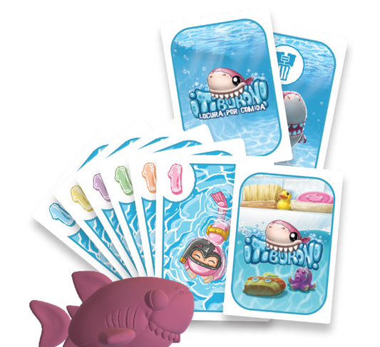 ¡Tiburón! - Juego de mesa - Asmodee - +8 años - 2 a 7 jugadores