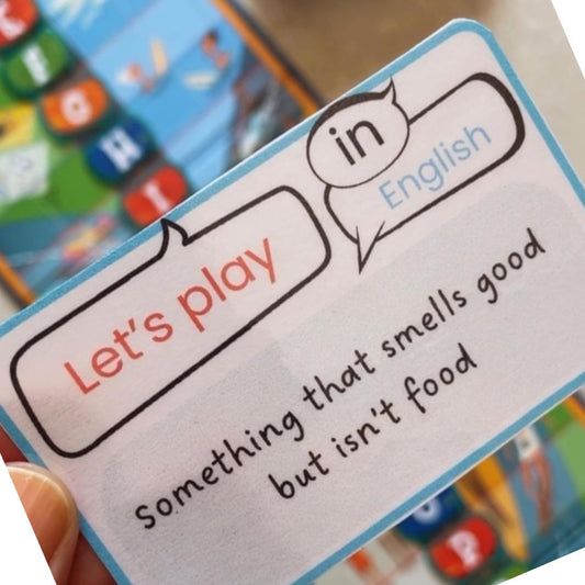 90 tarjetas en inglés para usar con juegos de mesa | Mi Juego Bonito