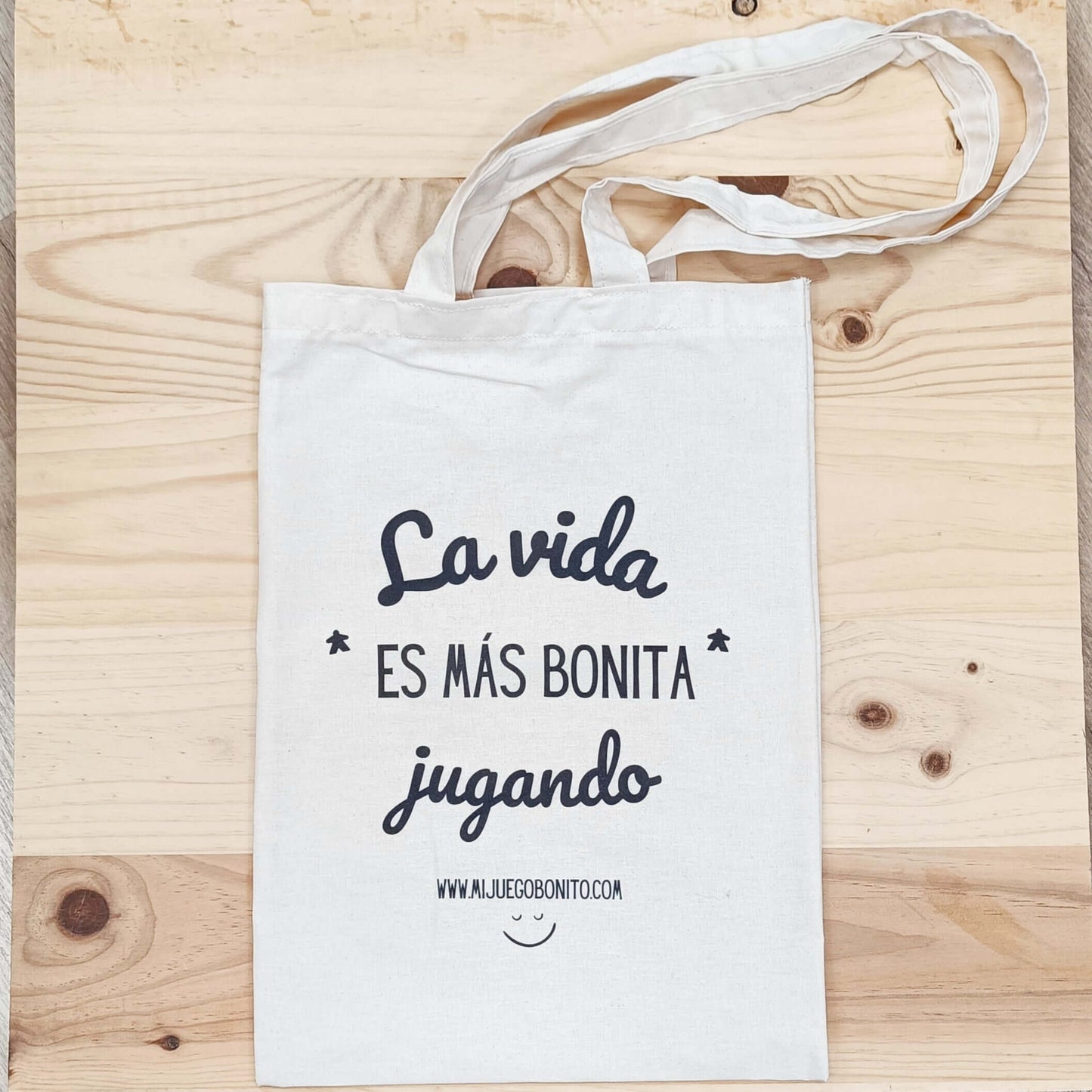 Bolsa de Algodón Mi Juego Bonito | La vida es más bonita jugando