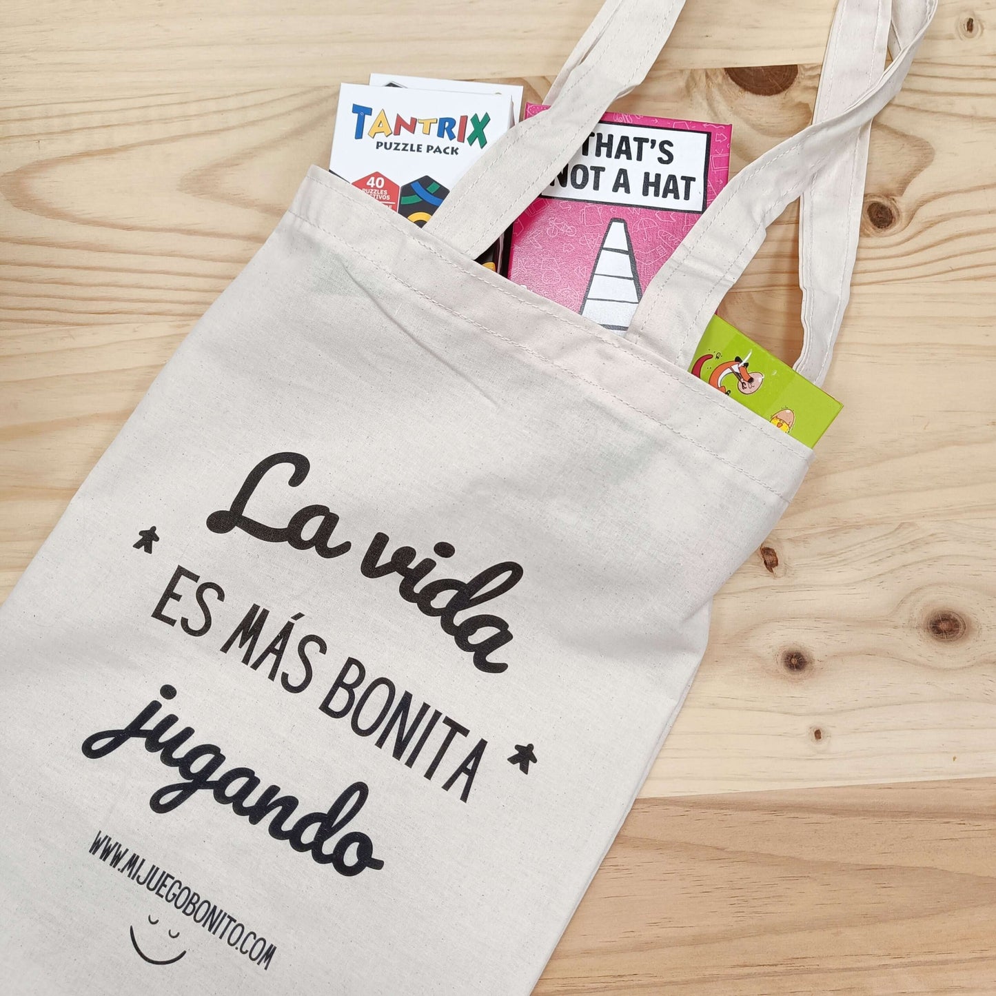 Bolsa de Algodón Mi Juego Bonito | La vida es más bonita jugando