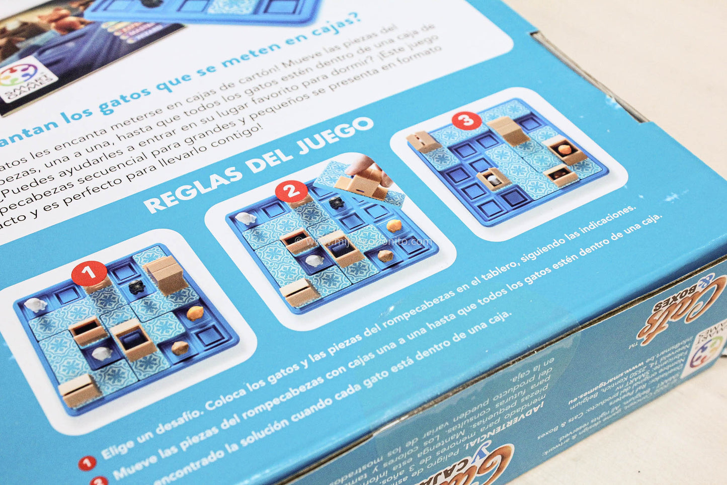 Gatos y Cajas - Juego de mesa - SMART GAMES - Desde 7 años Board Games