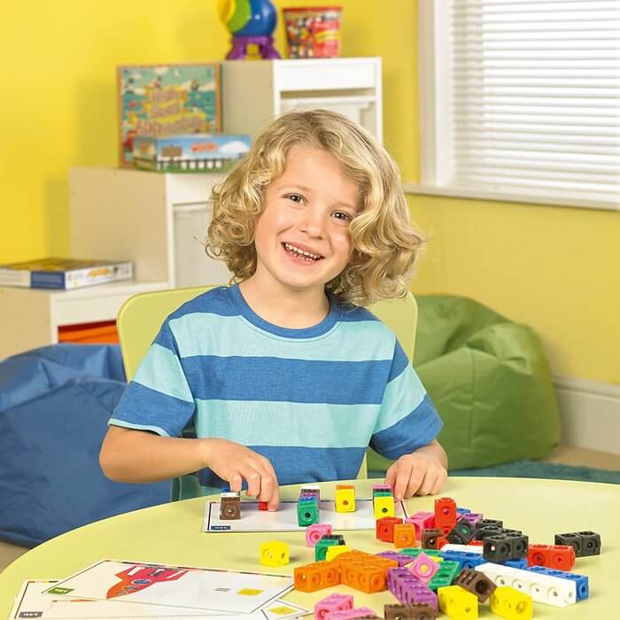 JUEGO SET ACTIVIDADES CON CUBOS MATHLINK | Learning Resources Educational Toys