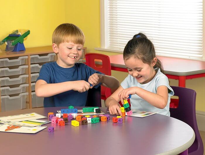JUEGO SET ACTIVIDADES CON CUBOS MATHLINK | Learning Resources Educational Toys