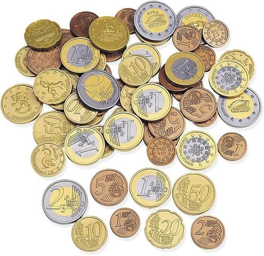 JUEGO SET MONEDAS EUROS | Learning Resources