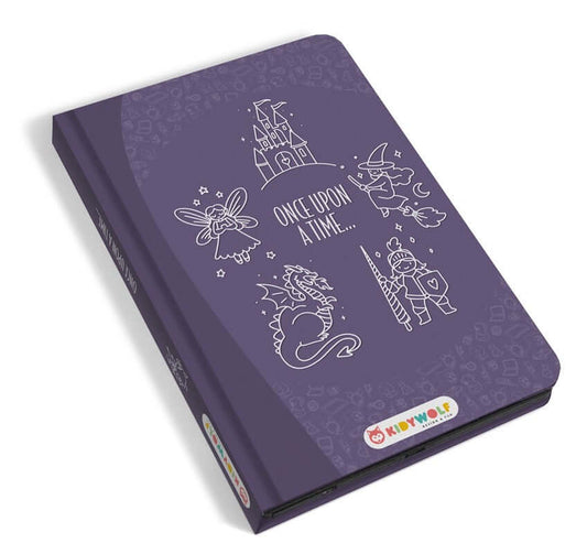 KIDYDRAW - MINI- Érase una vez - Pizarra Portatil LCD para dibujar y calcar