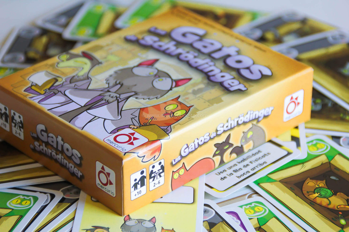 LOS GATOS DE SCHRÖDINGER - Juego de mesa - Mercurio - Desde 9 o más años Board Games
