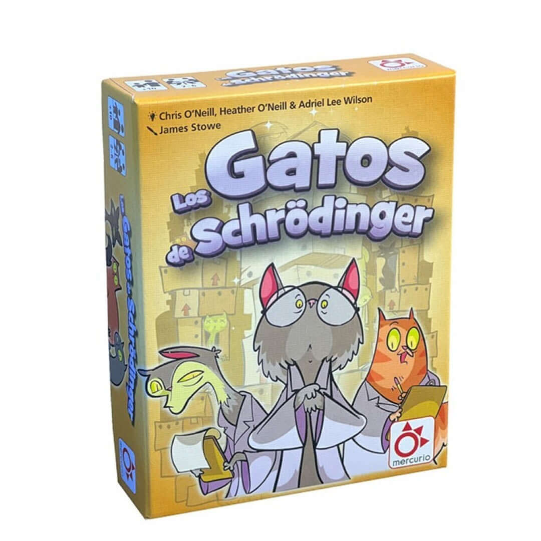 LOS GATOS DE SCHRÖDINGER - Juego de mesa - Mercurio - Desde 9 o más años Board Games