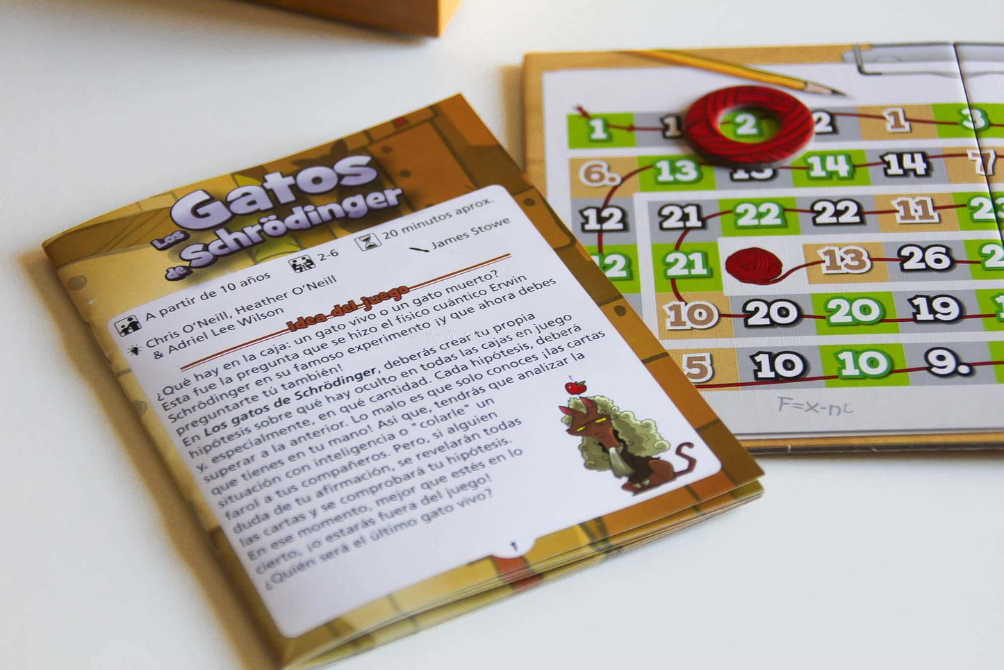 LOS GATOS DE SCHRÖDINGER - Juego de mesa - Mercurio - Desde 9 o más años Board Games