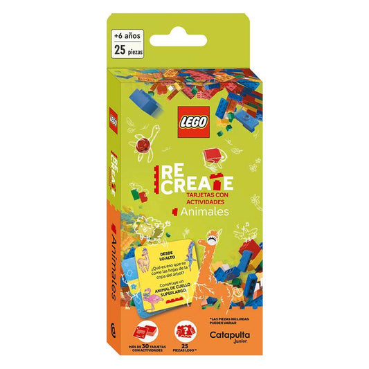 Lego Recreate Animales - Tarjetas con actividades