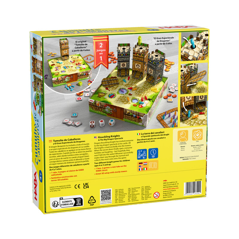 Tumulto de Caballeros y El Gran Espectáculo de Dragones - Juego de mesa - Haba - Desde 4 años