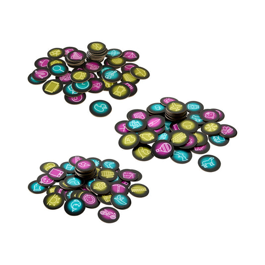 Let`s Talk NEON - Azul - Juego atención y habilidad - Haba - 8+ años - 3 a 8 jugadores