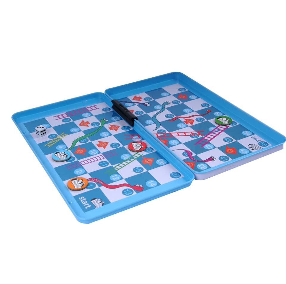 TO GO – Serpientes y Escaleras – Juego magnético de viaje – The Purple Cow – 2–4 jugadores – Desde 3 años