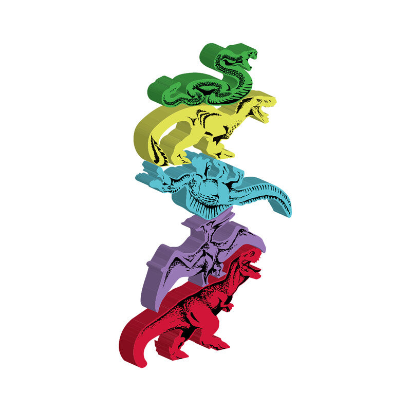 Stacking Challenge Nature Jurassic - Juego de equilibrio y retos - 1 jugador - +6 años - HABA