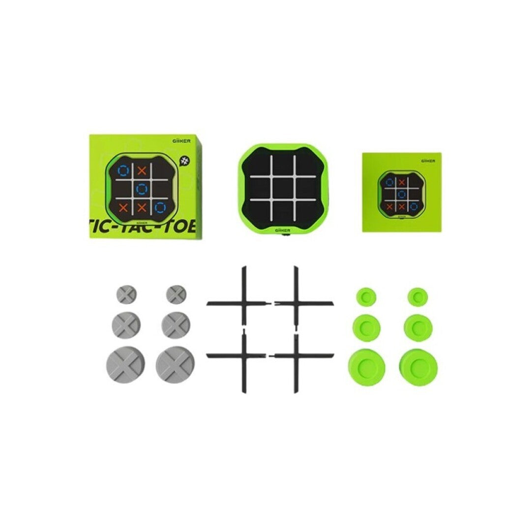 Tic tac toe Bolt Verde - Juego electrónico de lógica - Giiker - Desde los 4 años