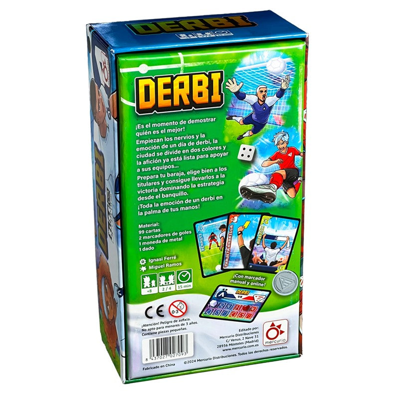 Derbi - Juego de mesa - Mercurio - Desde 8 años - 2 a 4 jugadores