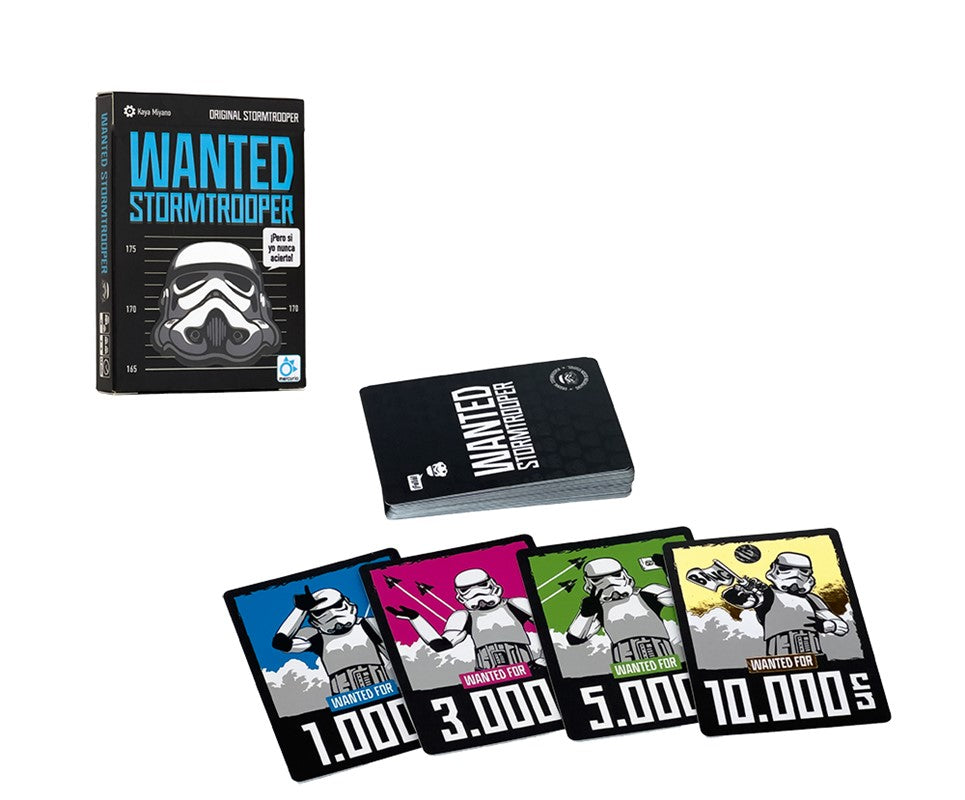 WANTED STORMTROOPER - Juego de cartas de predicción - Mercurio - 6+ años - 2 a 5 jugadores