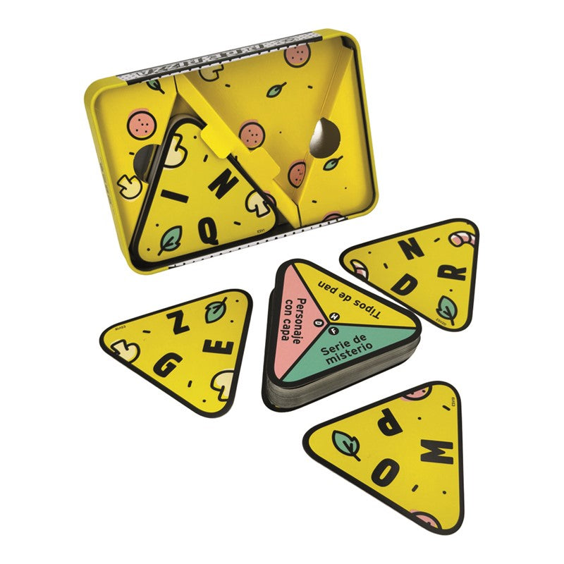 P de Pizza - Juego de viaje de palabras y rapidez - 2-4 jugadores - +8 años - Mercurio