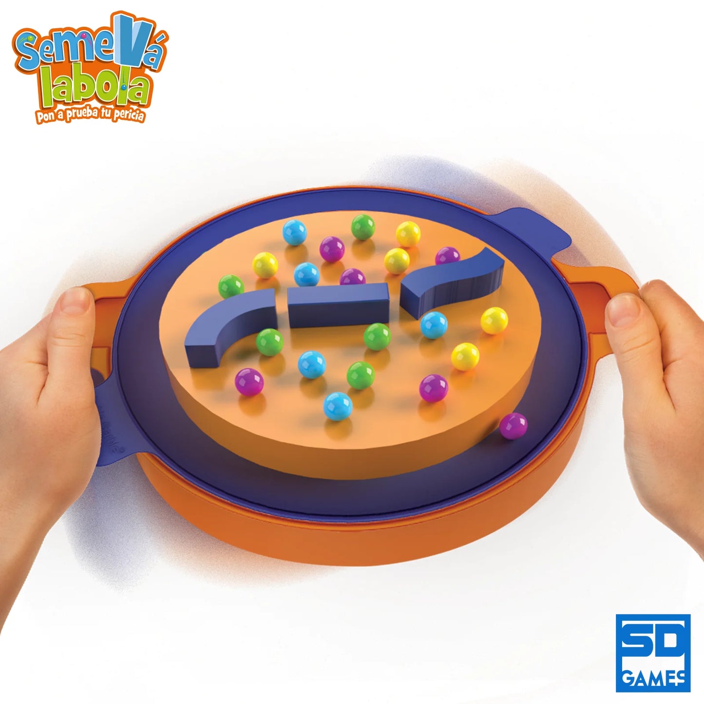 SemeVá Labola – Sd Games - Juego de habilidad y lógica - 7+ años · 1-4 jugadores · 20 min