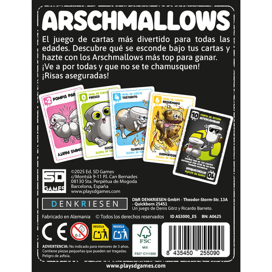 Arschmallows - Juego de mesa - SD GAMES - 9+ AÑOS - 2 a 6 jugadores