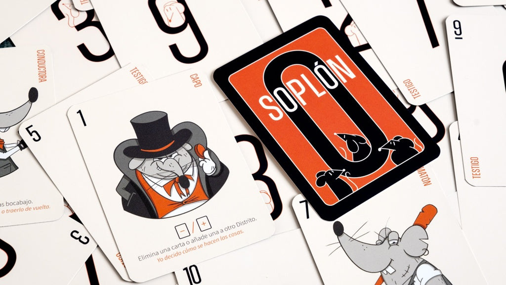 Soplón - Juego de cartas de pique - Tranjis - 2 a 6 jugadores +10 años (RESERVA)