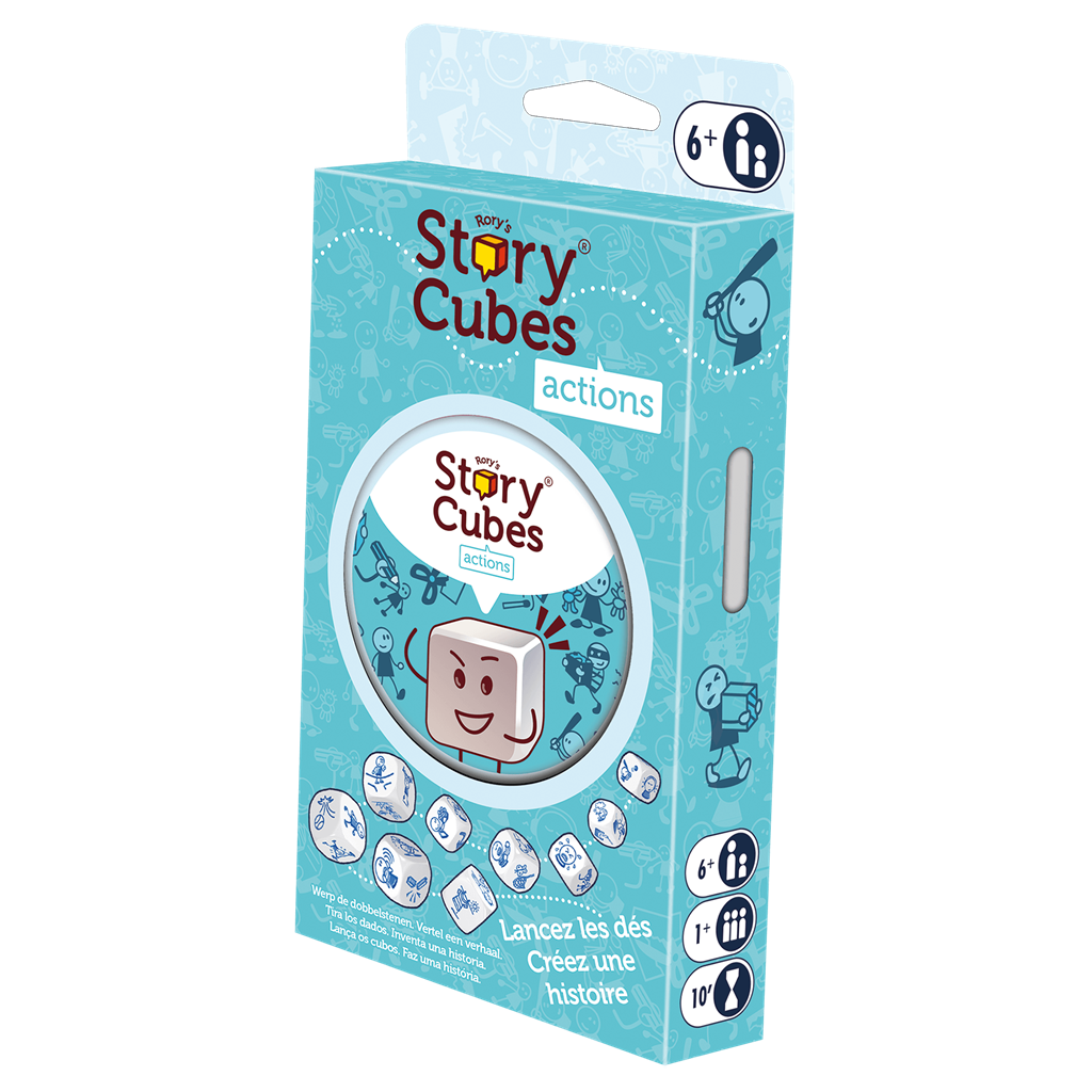 Story Cubes Acciones - Juego de mesa - Asmodee - Desde 8 años Board Games