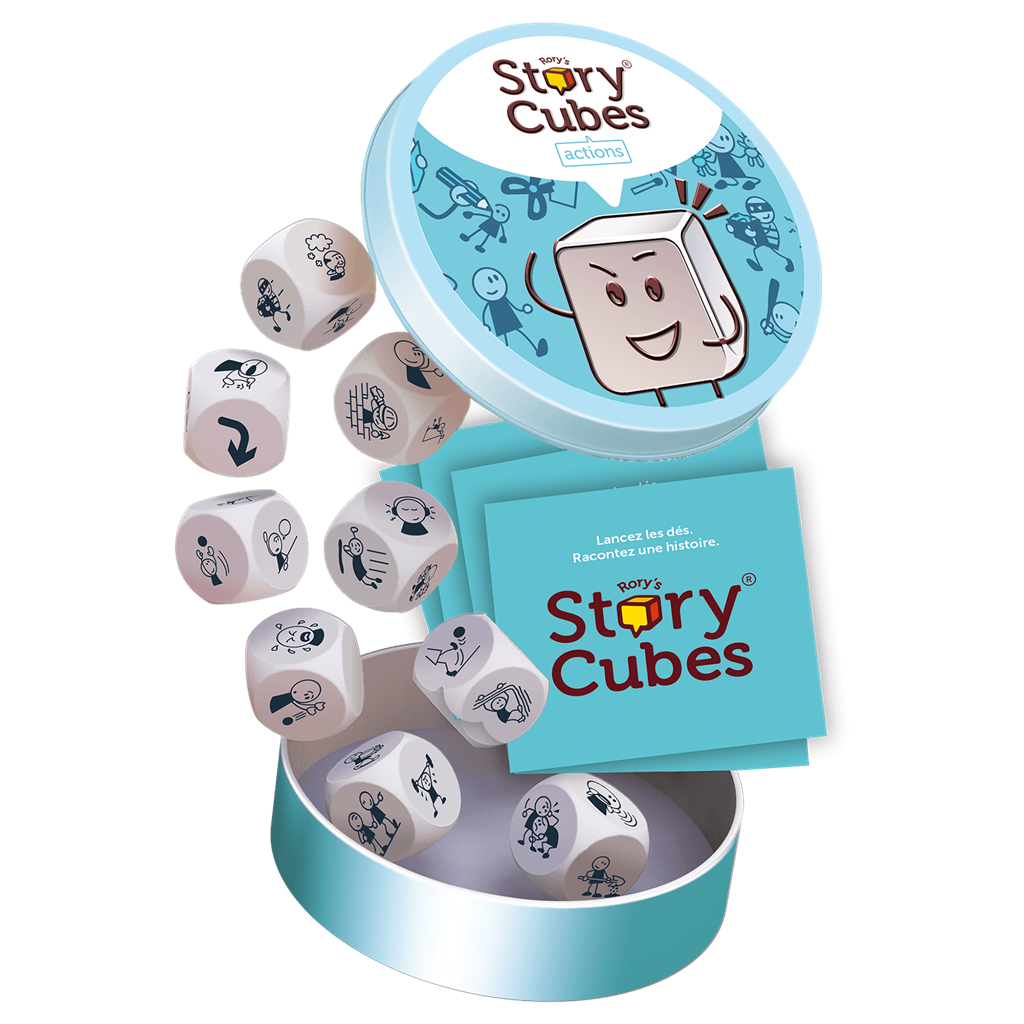 Story Cubes Acciones - Juego de mesa - Asmodee - Desde 8 años Board Games