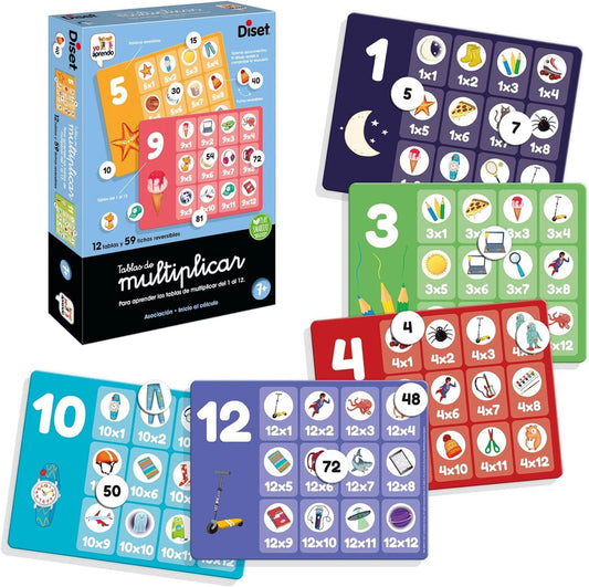 Tablas de Multiplicar - Juego de mesa - Diset - Desde Desde