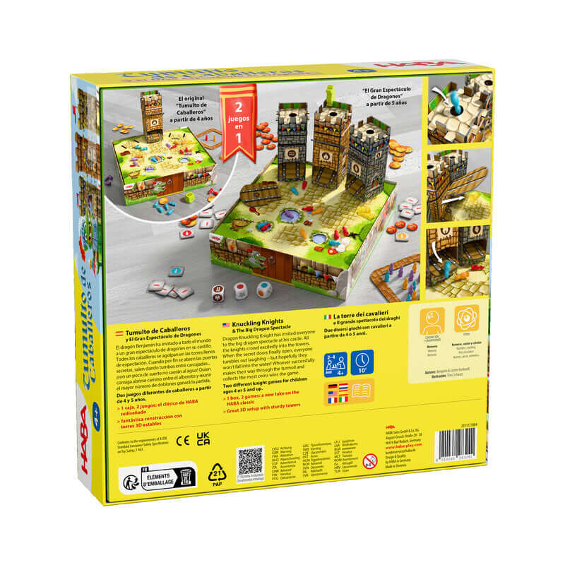 Tumulto de Caballeros y El Gran Espectáculo de Dragones - Juego de mesa - Haba - Desde 4 años