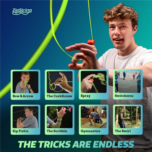 ZipString Azul - Domina la cuerda y haz trucos sorprendentes