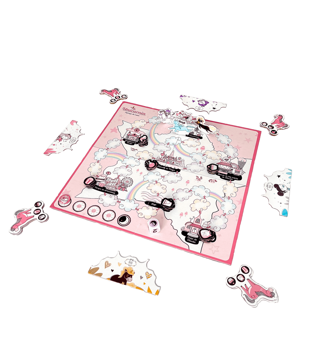 Unicornia - Juego de mesa - Atomo - Desde 5 años Board Games