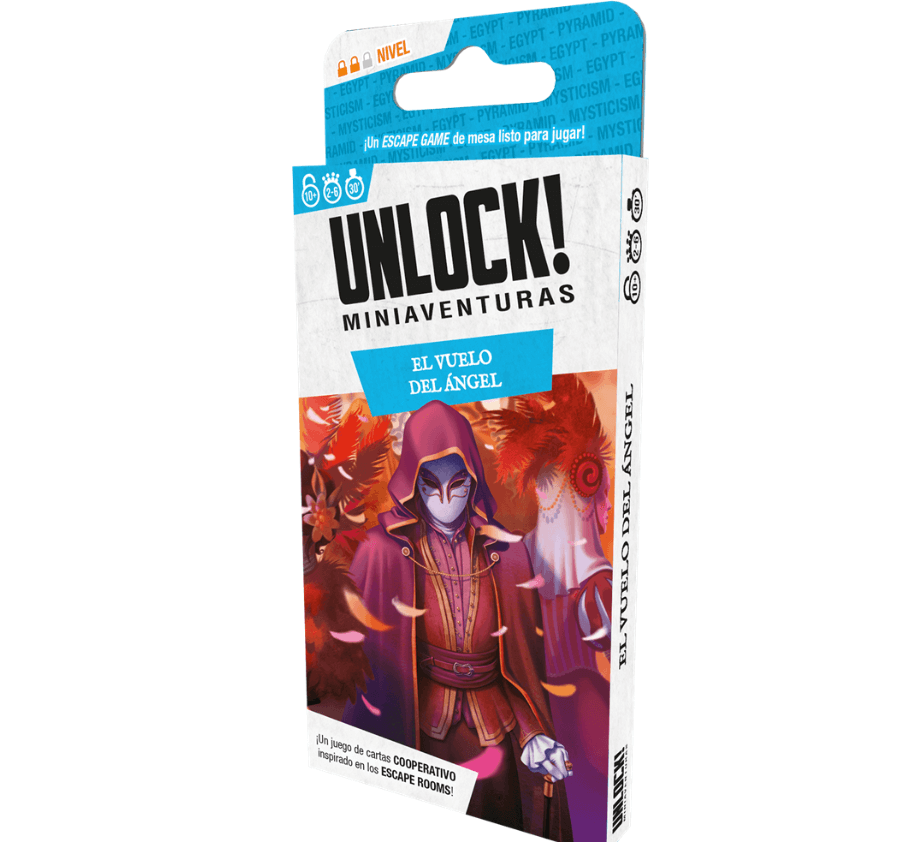Unlock! Miniaventuras El vuelo del Ángel - Juego de mesa - Asmodee - Desde 6 años Board Games